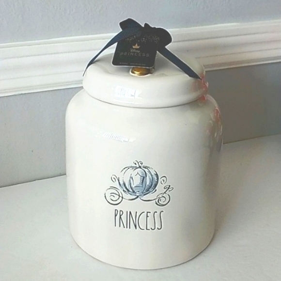 Rae Dunn Disney Princess Cinderella Cookie Jar Canister with Lid - Picture 4 of 9